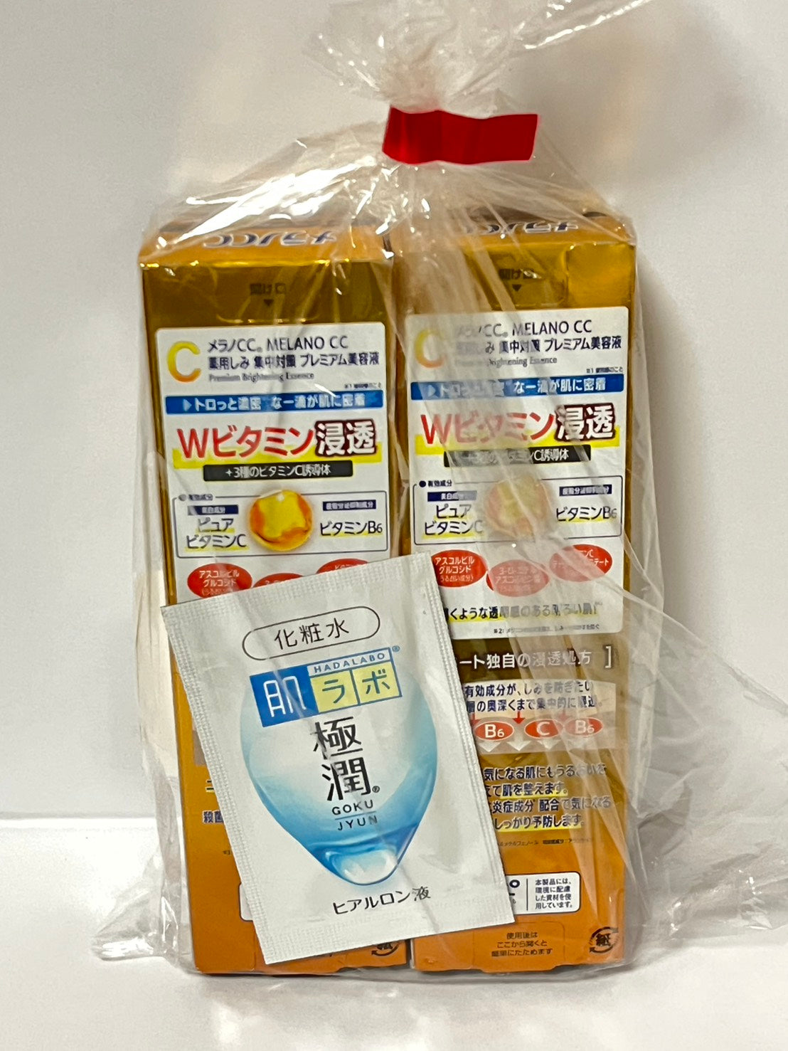 2pcs Rohto Mentholatum Melano CC Premium Brightening Essence 20ml+ Free Gift