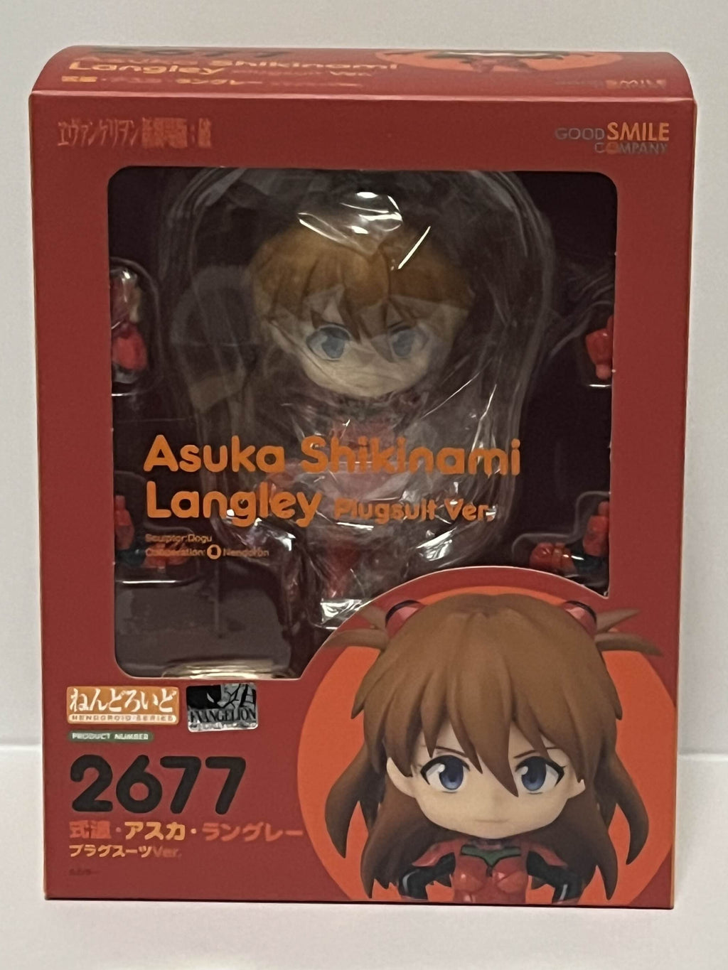 Asuka Langley Shikinami Plugsuit Ver #2677 Evangelion Nendoroid Figure New Japan